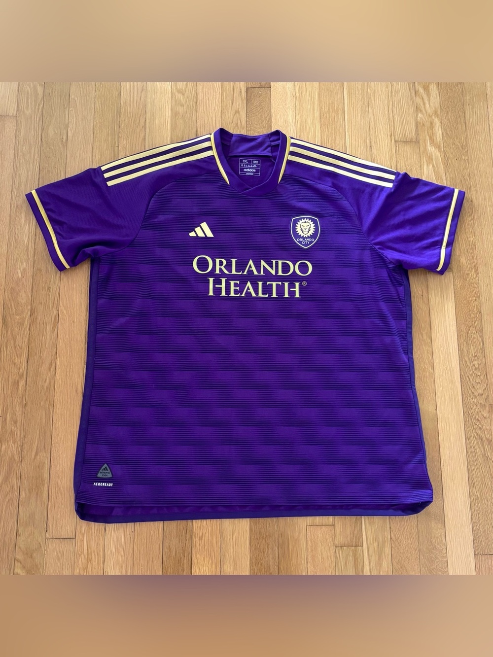Adidas Orlando City SC Home Authentic Jersey Player Version 3XL Purple IC9626